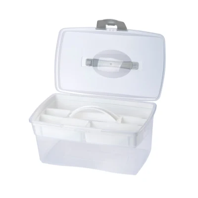 Высококачественная пластиковая коробка для рукоделия, швейная коробка, коробка для хранения из полипропилена для аптечки