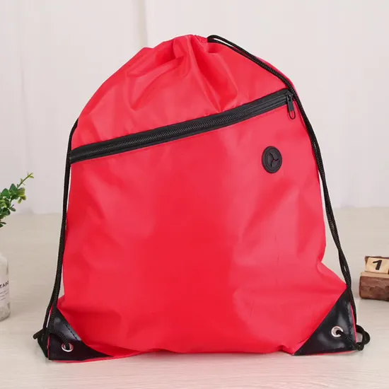 Оптовая продажа рекламных полиэфирных нетканых хлопчатобумажных рюкзаков для спортзала на шнуровке